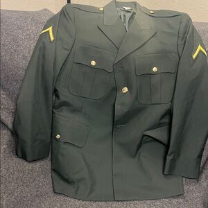 U.S. Army Class A service uniform coat in the shade AG 489 green